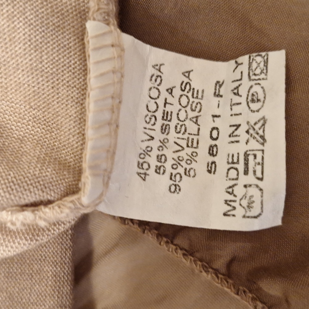 Ombre Silk overlay top Made in Italy M/L - Picture 5 of 6